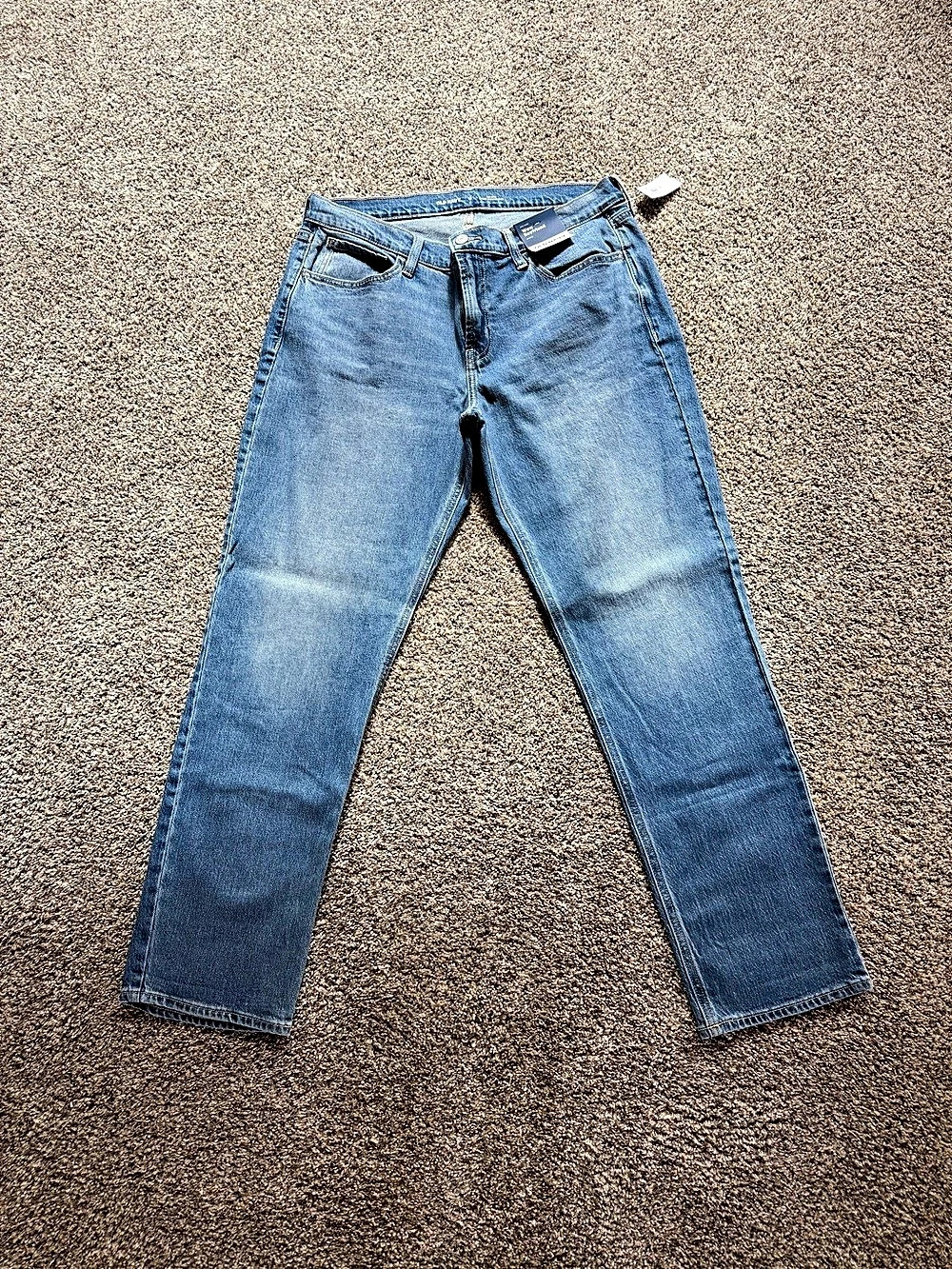 Old Navy Wow Boyfriend Mid-Rise Blue Boyfriend Jeans Waist 12 NWT